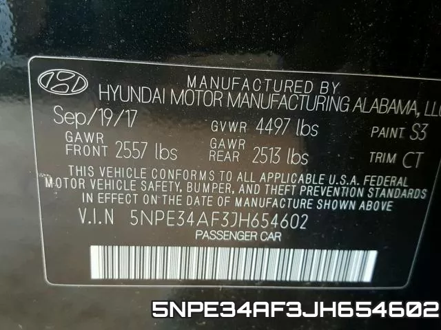 5NPE34AF3JH654602 фото 2