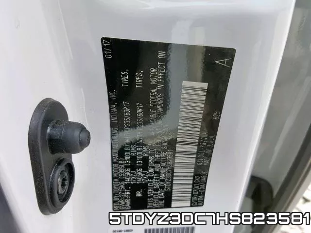 5TDYZ3DC7HS823581 фото 2