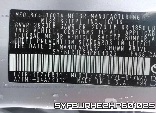 5YFBURHE2HP601025 фото 10