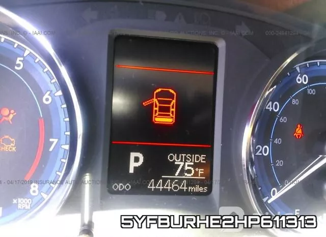 5YFBURHE2HP611313 фото 8
