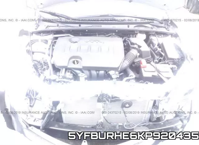 5YFBURHE6KP920435 фото 2