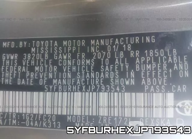 5YFBURHEXJP793543 фото 10
