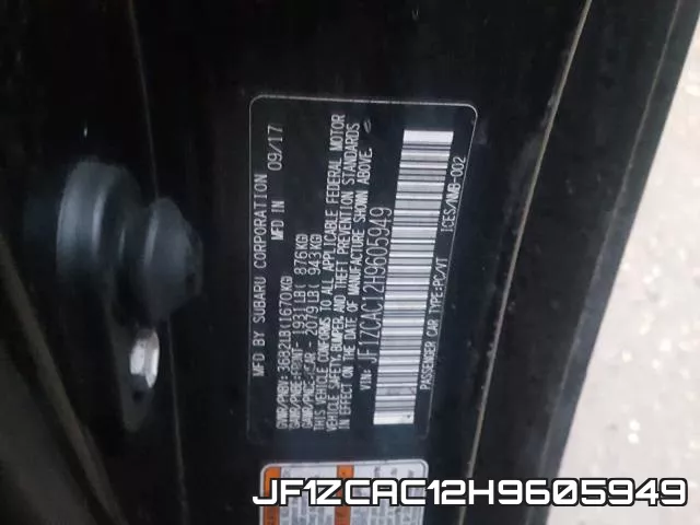 JF1ZCAC12H9605949 фото 2
