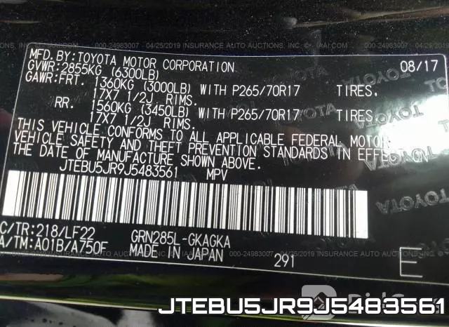 JTEBU5JR9J5483561 фото 10