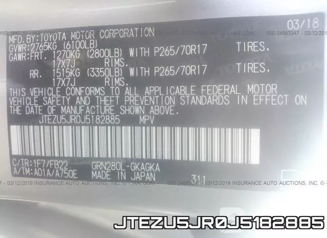 JTEZU5JR0J5182885 фото 10