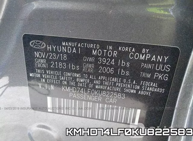 KMHD74LF0KU822583 фото 10