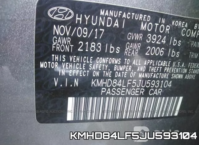 KMHD84LF5JU593104 фото 10