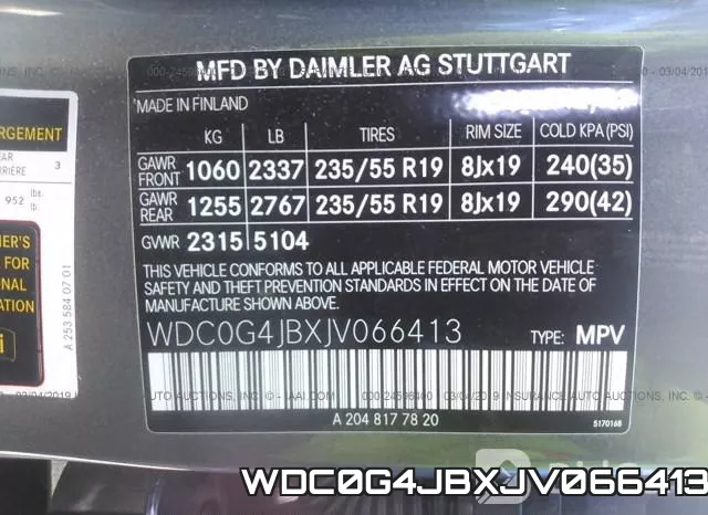 WDC0G4JBXJV066413 фото 10