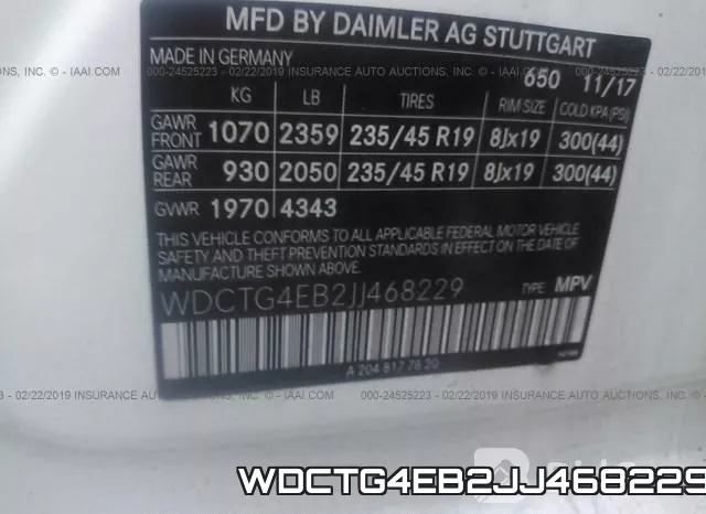 WDCTG4EB2JJ468229 фото 10