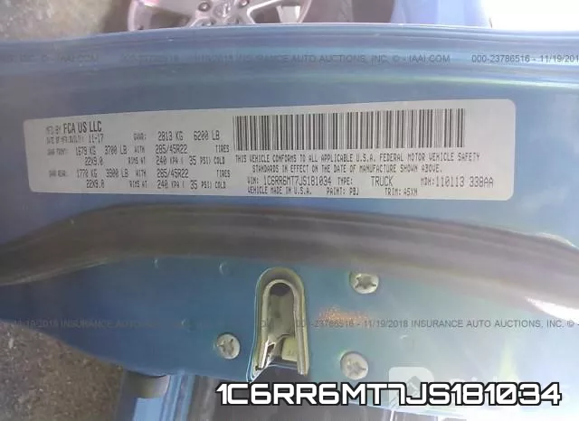 1C6RR6MT7JS181034 фото 10