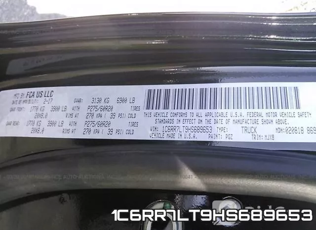 1C6RR7LT9HS689653 фото 9