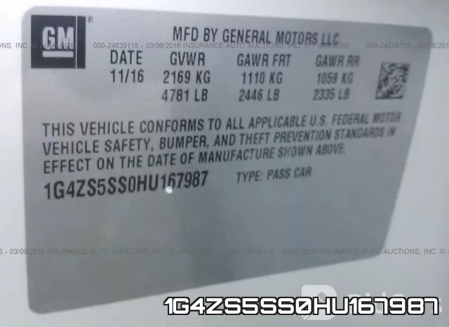1G4ZS5SS0HU167987 фото 10