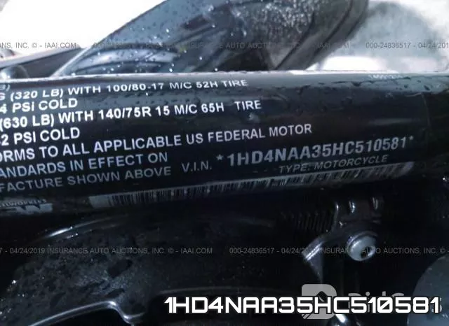 1HD4NAA35HC510581 фото 2