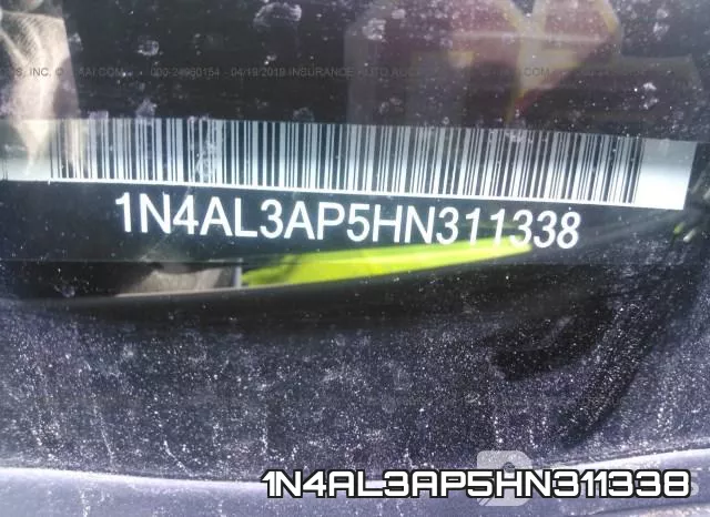 1N4AL3AP5HN311338 фото 10
