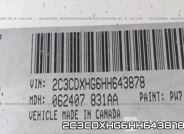 2C3CDXHG6HH643878 фото 10