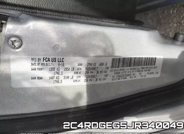 2C4RDGEG5JR340049 фото 10