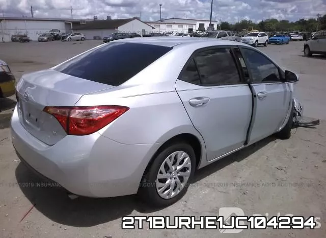 2T1BURHE1JC104294 фото 5