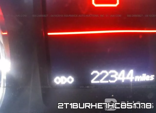 2T1BURHE7HC851778 фото 8