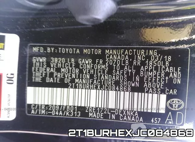 2T1BURHEXJC084868 фото 10