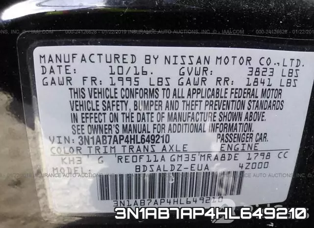 3N1AB7AP4HL649210 фото 10