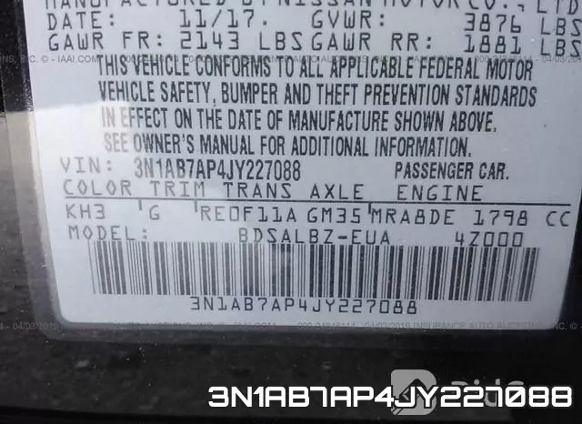 3N1AB7AP4JY227088 фото 10