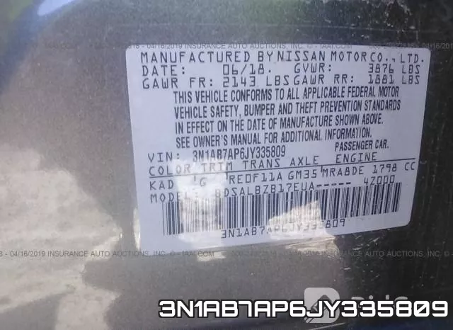 3N1AB7AP6JY335809 фото 10