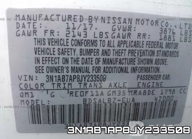 3N1AB7AP8JY233508 фото 10