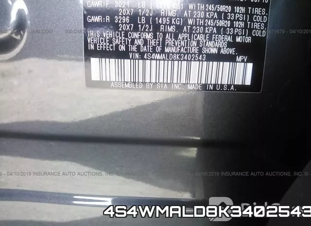 4S4WMALD8K3402543 фото 10