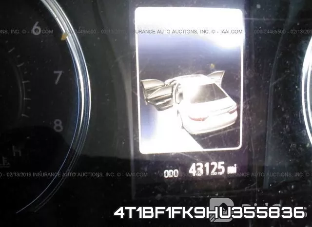 4T1BF1FK9HU355836 фото 8