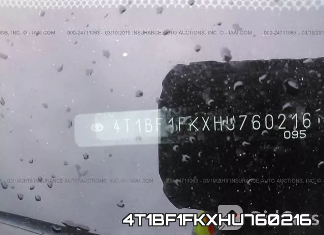 4T1BF1FKXHU760216 фото 10