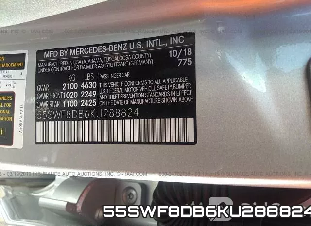 55SWF8DB6KU288824 фото 10