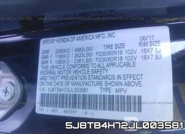 5J8TB4H72JL003581 фото 8