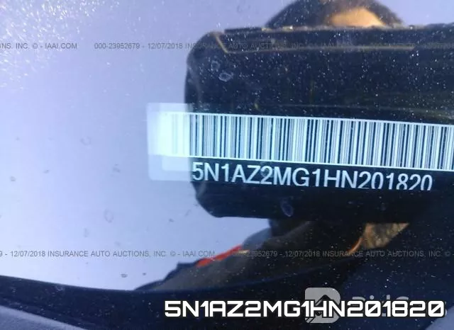 5N1AZ2MG1HN201820 фото 9