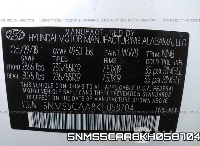 5NMS5CAA8KH058704 фото 10