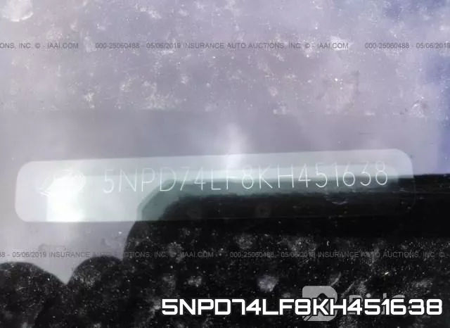 5NPD74LF8KH451638 фото 10