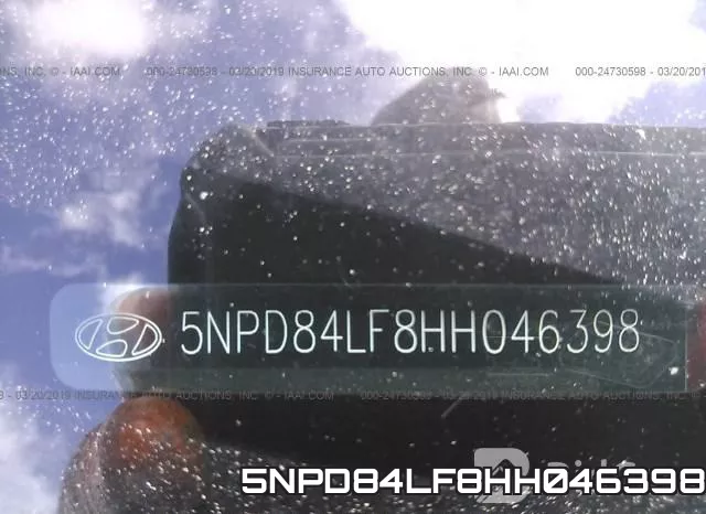 5NPD84LF8HH046398 фото 10