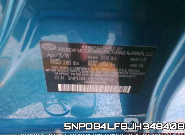 5NPD84LF8JH348408 фото 10
