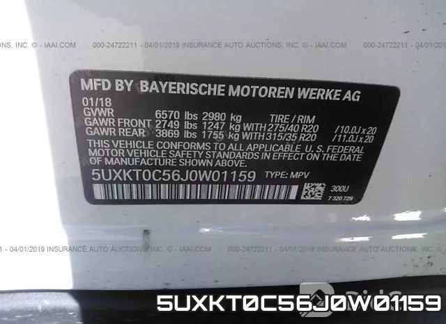 5UXKT0C56J0W01159 фото 10