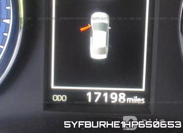 5YFBURHE1HP650653 фото 8