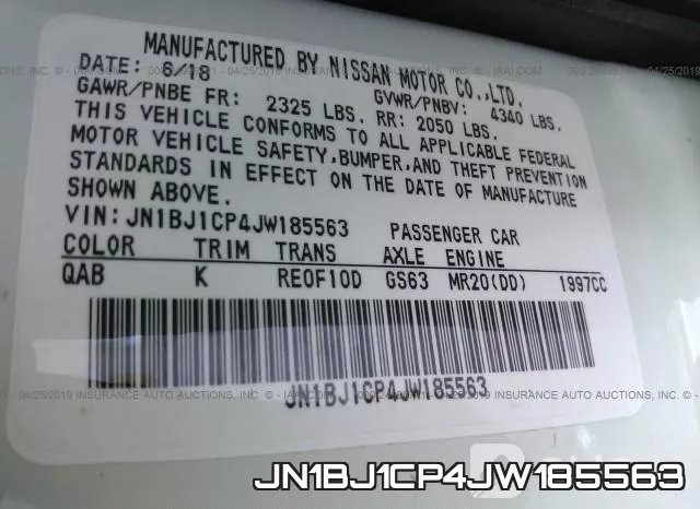 JN1BJ1CP4JW185563 фото 10