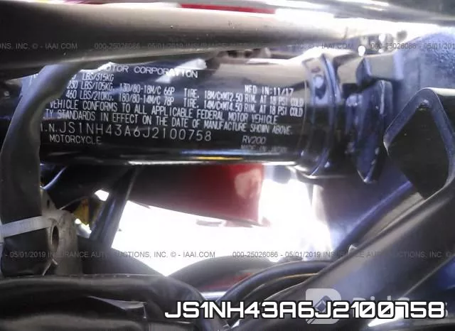 JS1NH43A6J2100758 фото 2