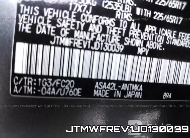 JTMWFREV1JD130039 фото 10