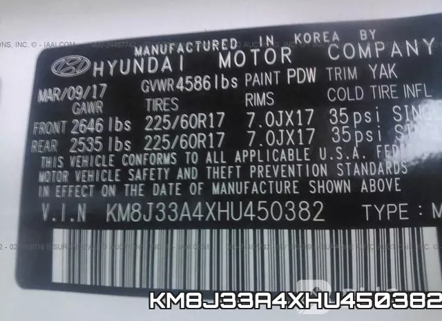 KM8J33A4XHU450382 фото 10