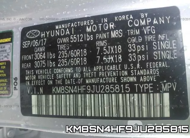 KM8SN4HF9JU285815 фото 10