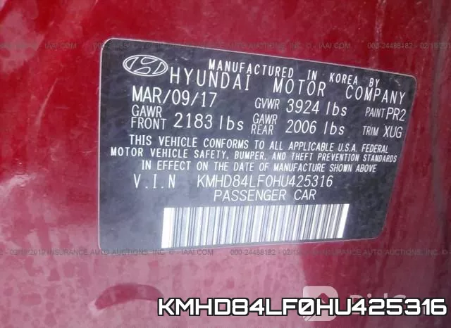 KMHD84LF0HU425316 фото 10