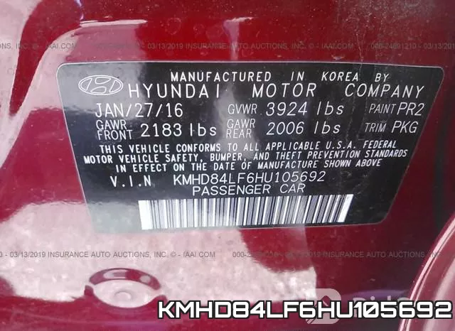 KMHD84LF6HU105692 фото 10