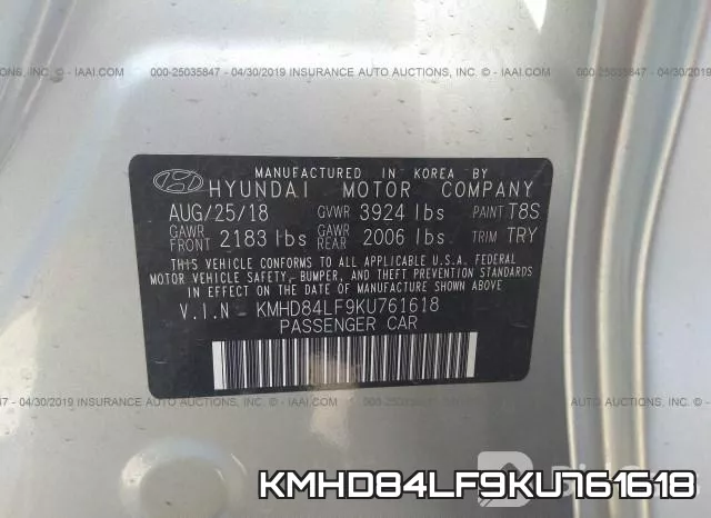 KMHD84LF9KU761618 фото 10