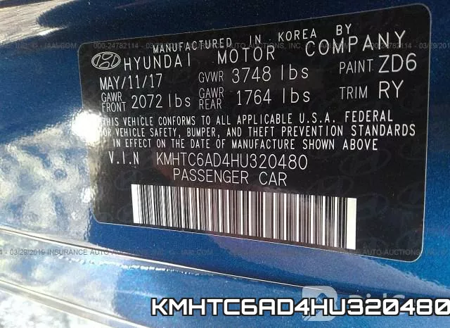 KMHTC6AD4HU320480 фото 10