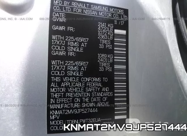 KNMAT2MV9JP527444 фото 10