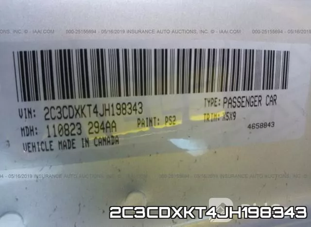 2C3CDXKT4JH198343 фото 10